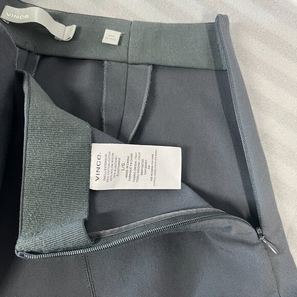 Vince Pants Womens Large Gray Cotton Blend Stretch Career Casual Comfy - Picture 3 of 11